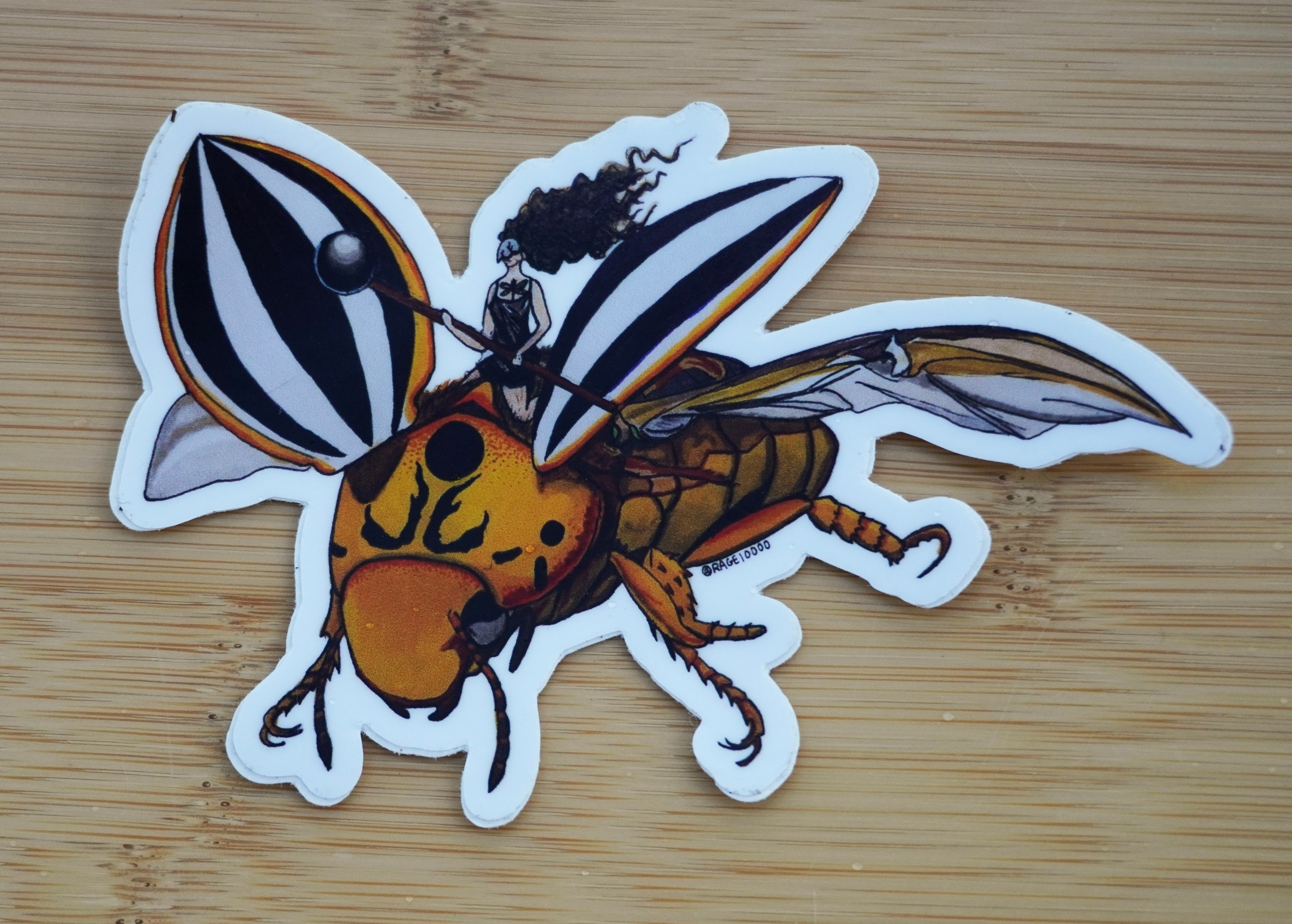Beetle Empress Sticker