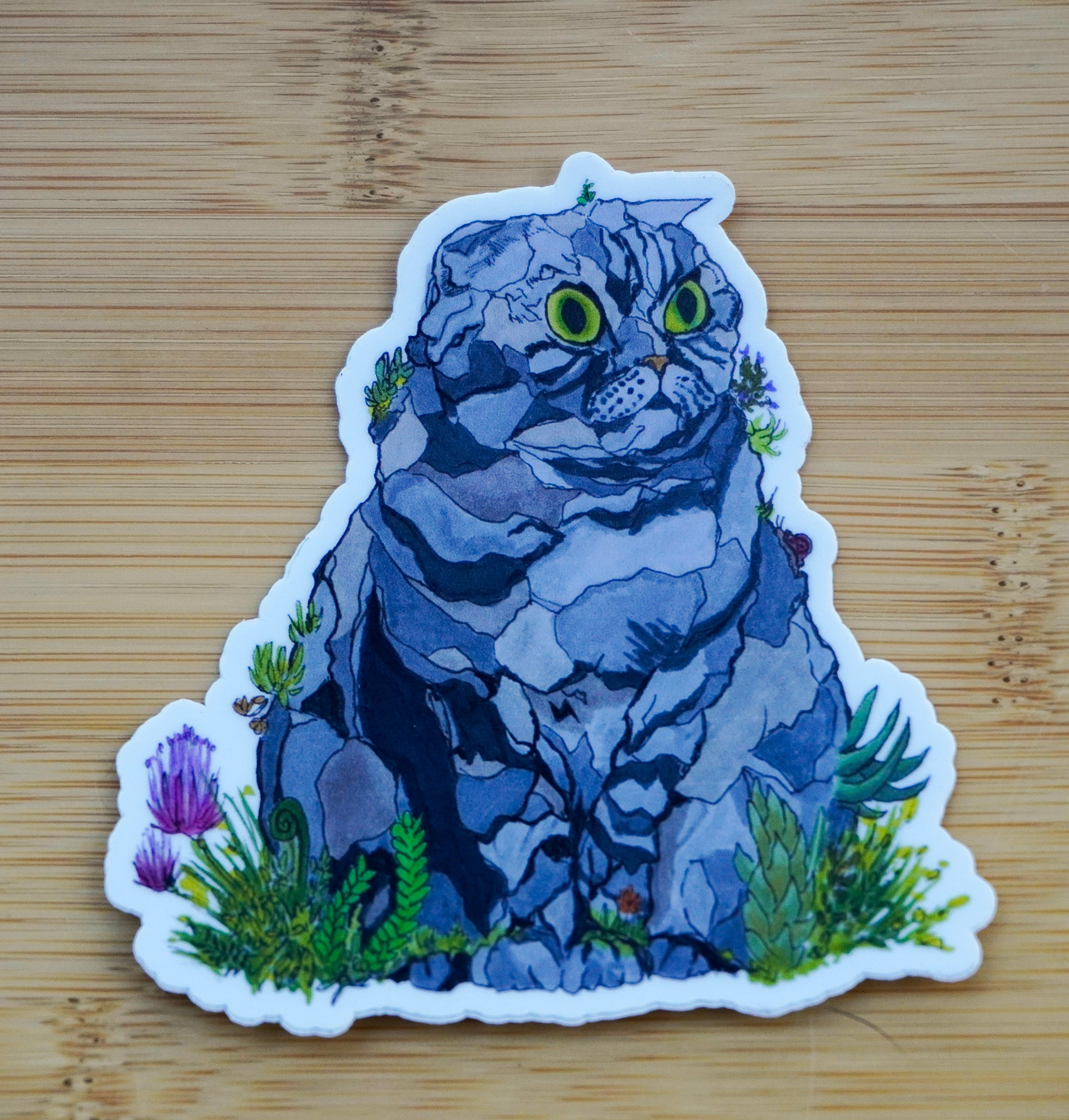 Earth Cat Sticker