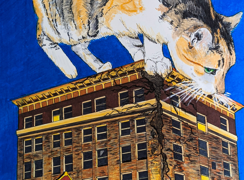 Bringing Down the Roof Print
