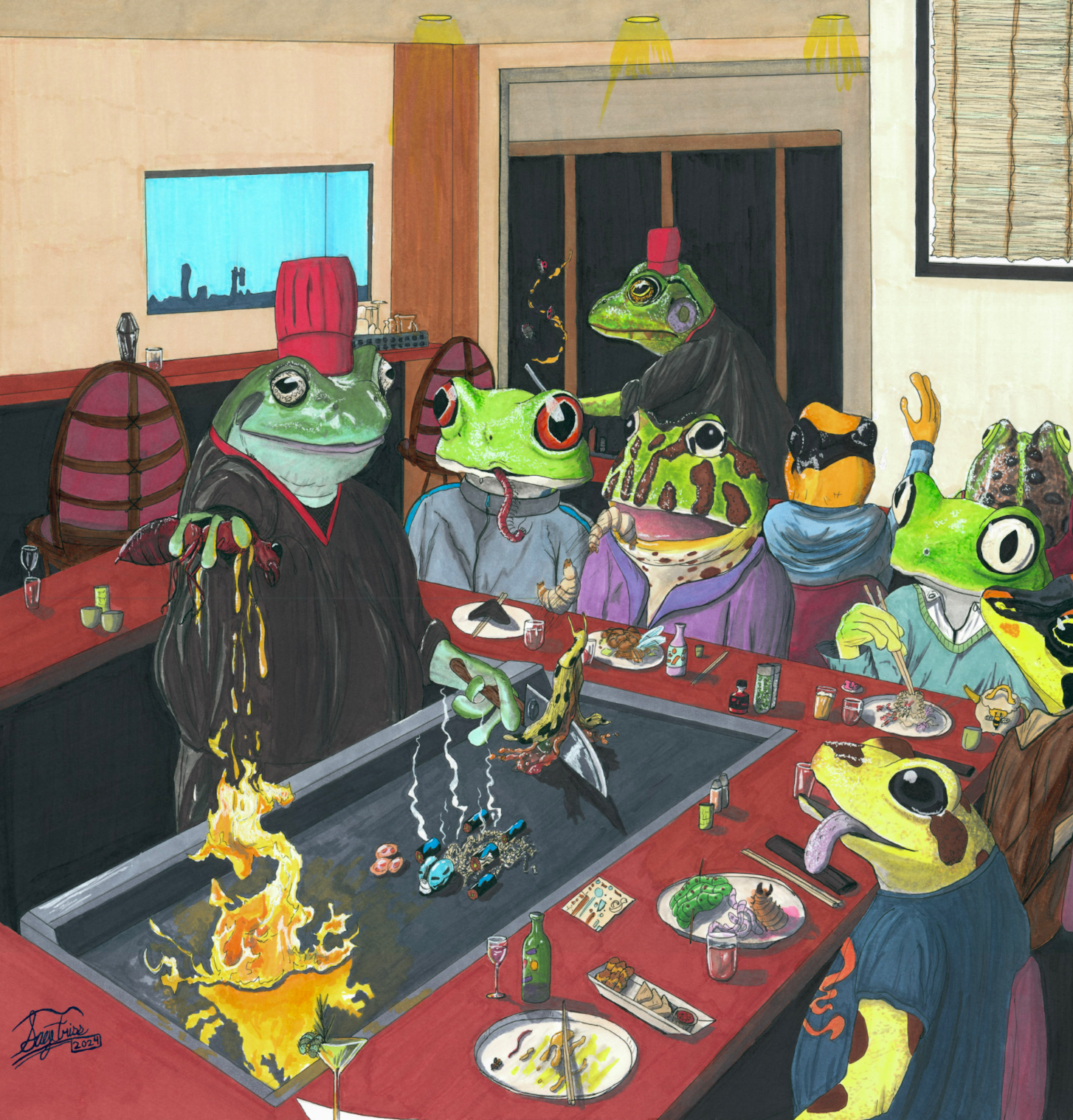 Hibachi Print